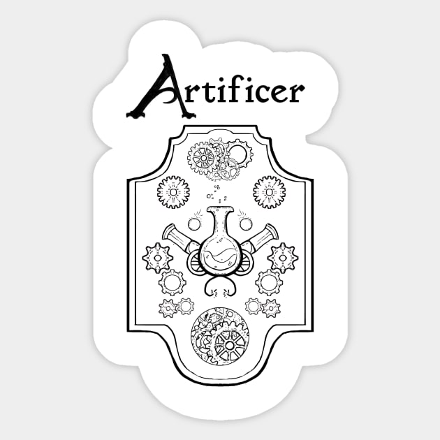 Artificer Sticker by kwardart